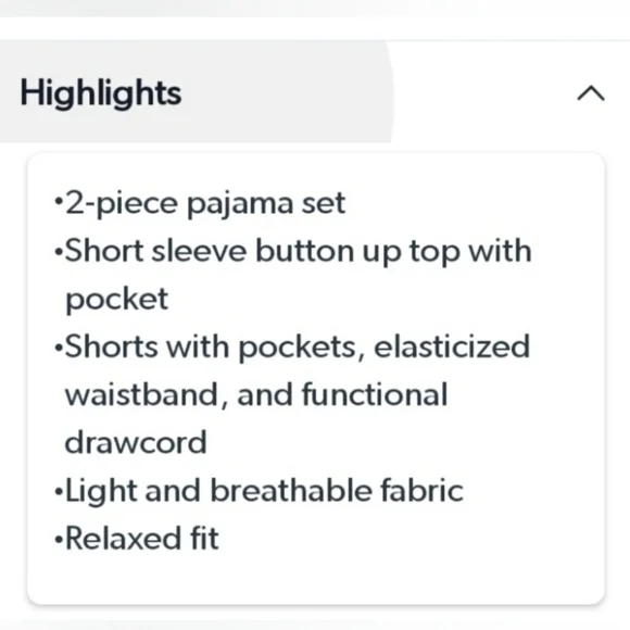 Gap Women's Pajama Set Soft Cotton Poplin Notch Collar Front Slash Pockets - Picture 8 of 10